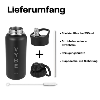 VYBE Edelstahlflasche 950ml